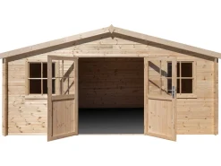 Abri de jardin bois "Alex" - 20.20 m² - 4.80 x 4.00 x 2.39 m - 28 mm