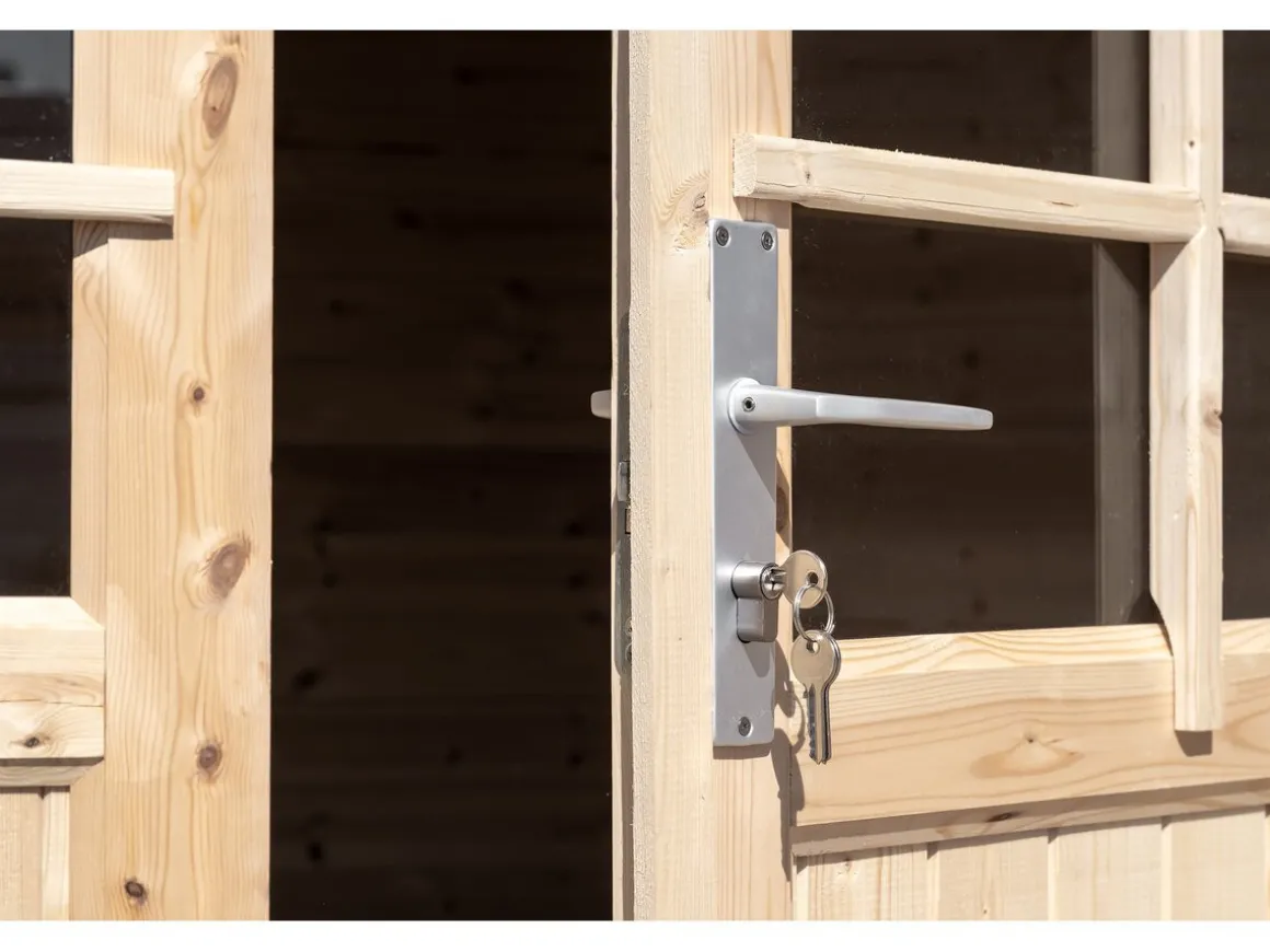 Abri de jardin bois "Alex" - 20.20 m² - 4.80 x 4.00 x 2.39 m - 28 mm