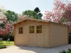 Abri de jardin bois "Belval" - 18,75 m² - 28 mm