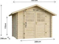 Abri de jardin en bois 