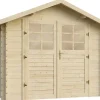 Abri de jardin en bois "Beaufort" - 6.94 m² -  287 x 241 cm - 28 mm