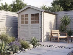 Abri de jardin en bois "Beaumont" - 4.48 m² - 223 x 201 cm -  28 mm