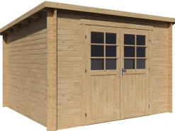 Abri de jardin en bois monopente 