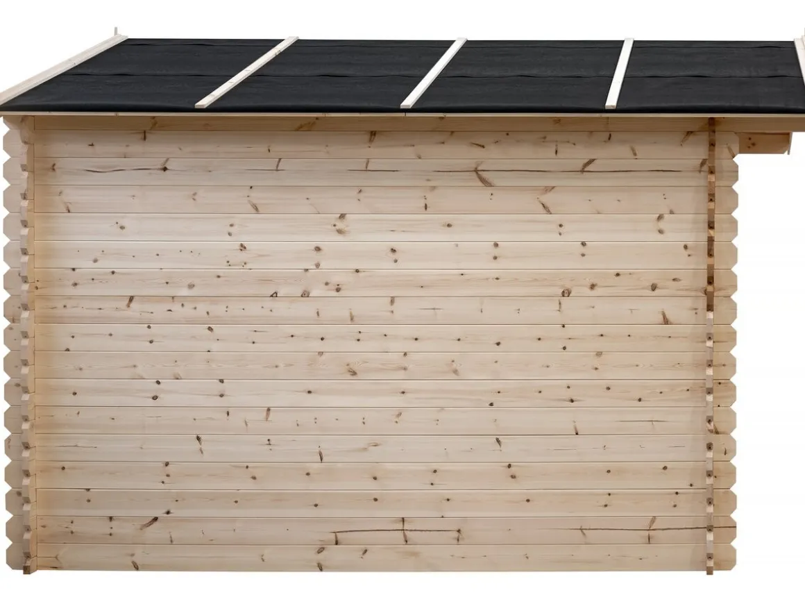 Abri de jardin en bois 14m² "Oz" - 388 x 298 x 225 cm - 28 mm
