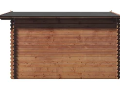 Abri de jardin en bois traité marron autoclave 