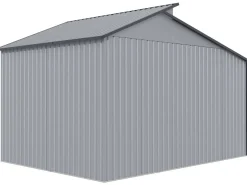 Abri de jardin métal avec pergola 