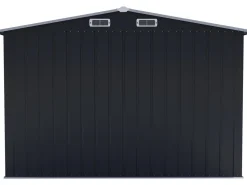 Abri de jardin métal avec porte coulissante 