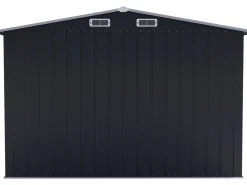 Abri de jardin métal "Boston" - 5,29 m² (4,76 m2 au sol)- Gris