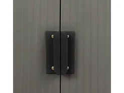 Abri de jardin métal "Dallas" - 5,29 m2 (4,83 m2 au sol) - Taupe