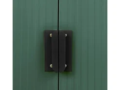 Abri de jardin métal - "Rosas "- 7,06 m² avec panneaux solaires - Vert