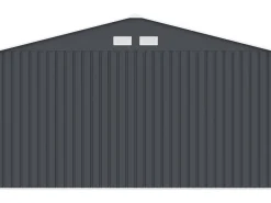 Abri de jardin métal "Vegas"- 15 m² - Gris