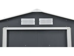 Abri de jardin métal "Vegas" - 5,29 m2 (4,83 m2 au sol) - Gris