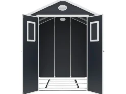 Abri de jardin résine "Texas" - 5.23 m² - kit d'ancrage inclus  - Anthracite