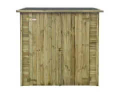 ABRI JARDIN BOIS ADOSSABLE LIPKI - 1.79 X 0.90 X 1.78/1.87 m