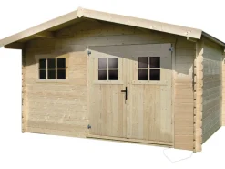 Abri jardin bois - 19,72 m² - 4.64 x 4.25 x 2,32 m - 28 mm
