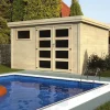 Abri jardin bois "Paolo" - 10 m² - 3.65 x 2.75 x 2.16 m - 28 mm