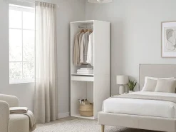 Armoire avec penderie et porte-pantalons 
