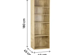 Armoire avec 5 étagères 
