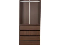 Armoire avec 4 tiroirs et 1 penderie 