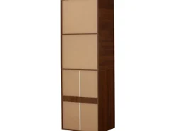 Armoire avec 5 tiroirs et 2 étagères "Opéra" - 60 x 45 x 180 cm - Marron