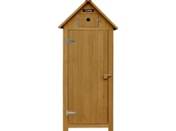 Armoire de jardin "Cabanon" - 77 x 54.5 x 179 cm - Marron
