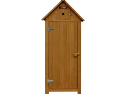 Armoire de jardin "Cabanon" - 77 x 54.5 x 179 cm - Marron