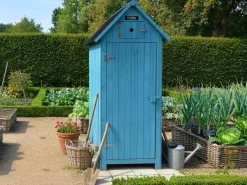 Armoire de jardin "Cabanon" - 77 x 54.5 x 179 cm - Bleu ciel