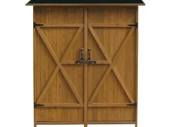 Armoire de jardin "Espacio"- 140 x 49 x 162 cm - Marron
