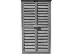 Armoire de jardin "Space" - 87 x 46.5 x 160 cm - Anthracite