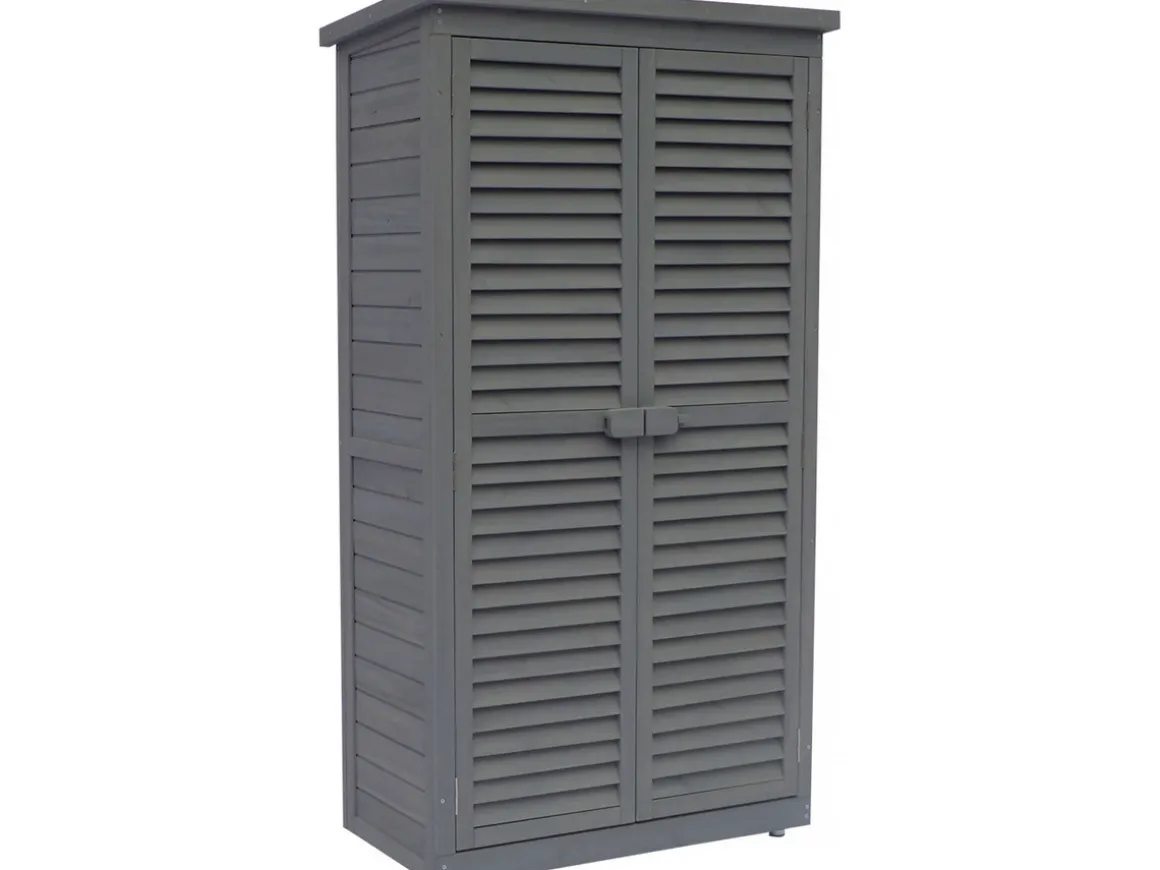 Armoire de jardin "Space" - 87 x 46.5 x 160 cm - Anthracite