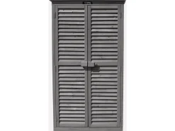 Armoire de jardin "Space" - 87 x 46.5 x 160 cm - Anthracite