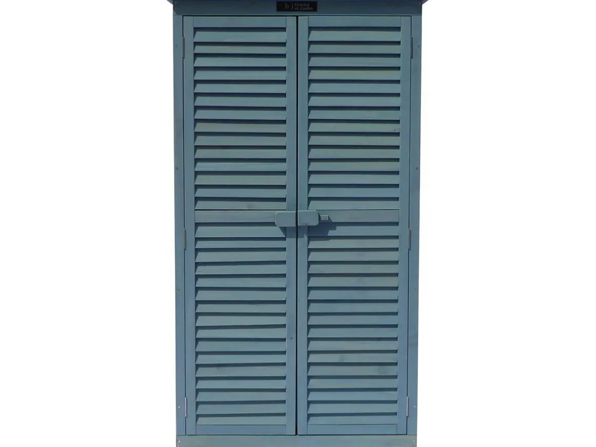 Armoire de jardin "Space" - 87 x 46.5 x 160 cm - Bleu ciel