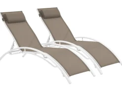Bain de soleil en aluminium 