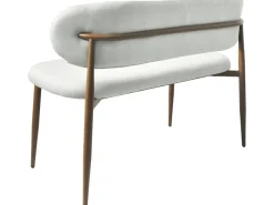 Banc de salle à manger en tissu - 110 cm - 