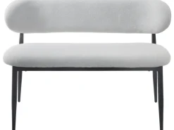 Banc de salle à manger en tissu - 110 cm - 