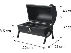 Barbecue charbon de bois portable 
