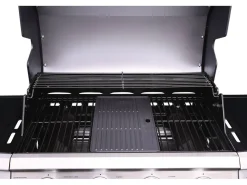 Barbecue gaz "Bingo 5" - 5 Brûleurs dont 1 latéral - 15.2kW + Housse protection - Noir