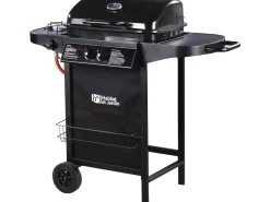 Barbecue gaz "Party 3" - 3 brûleurs dont 1 latéral - 9.38 kW - Noir