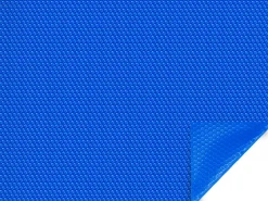 Bâche à bulles pour piscine Brazilia - 400 µ - bordée 1 côté - bleu