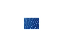 Bâche à bulles pour piscine Himalaya bordée 1 côté - 400µ - Bleu