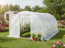 Bâche pour serre tunnel de jardin 