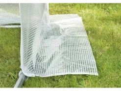 Bâche pour serre tunnel de jardin "Mimosa" - 9 m² - 180g - Blanc