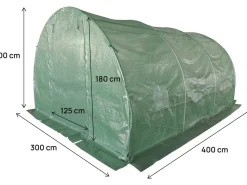 Bâche pour serre tunnel de jardin 