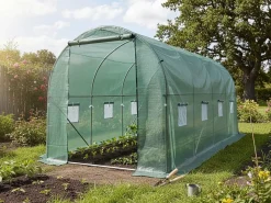 Bâche pour serre tunnel de jardin "Lys" - 9 m² - 130g - Vert