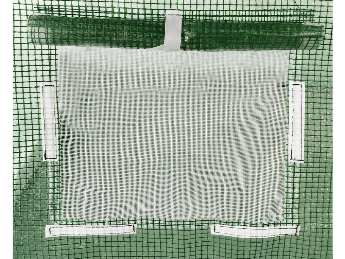 Bâche pour serre tunnel de jardin "Lys" - 9 m² - 130g - Vert