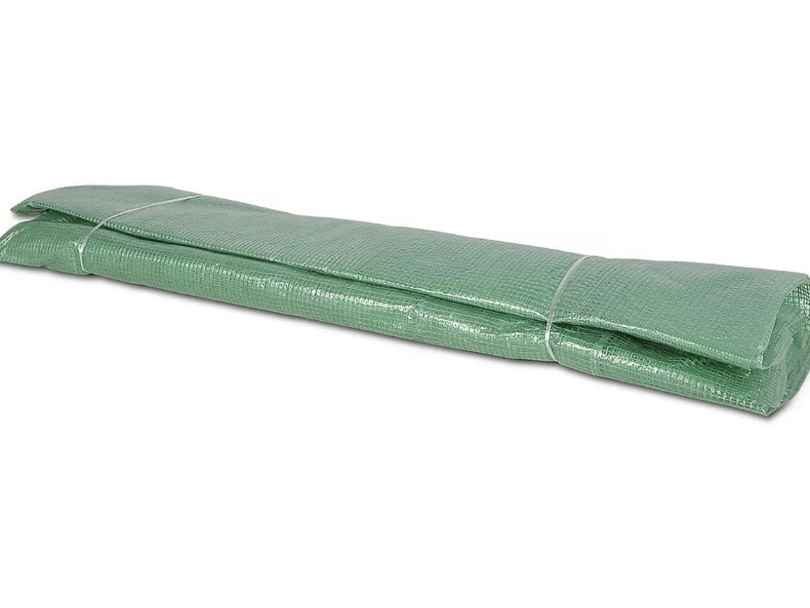Bâche pour serre tunnel de jardin "Lys" - 9 m² - 130g - Vert