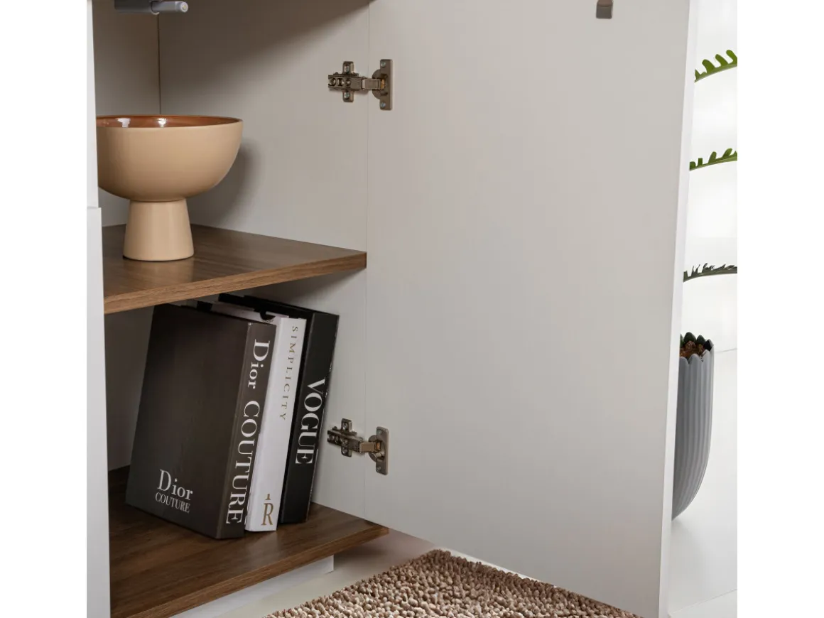 Buffet en bois "Arista" - 180 x 44 x 75 cm - Blanc