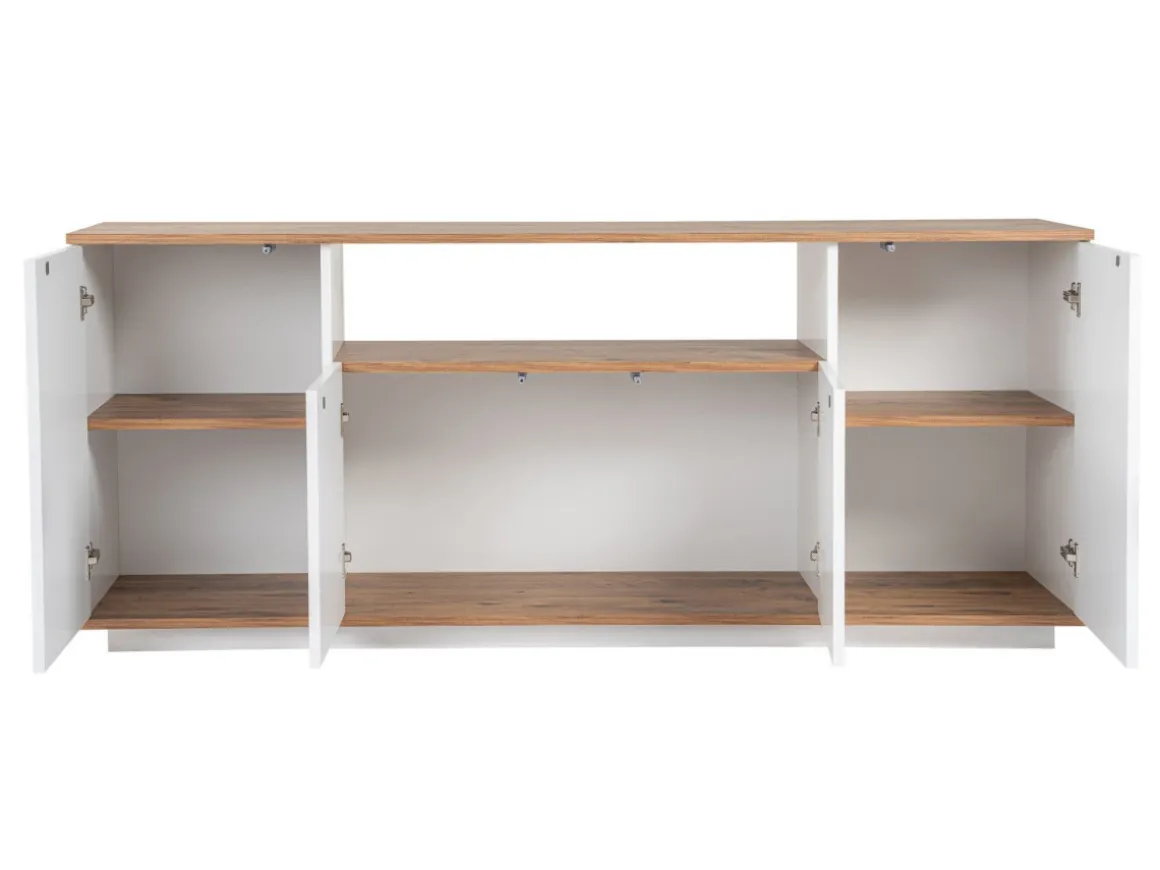 Buffet en bois "Arista" - 180 x 44 x 75 cm - Blanc