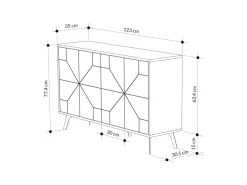 Buffet en bois 