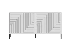 Buffet en bois "Evolet" - 150 x 36 x 75 cm - Blanc